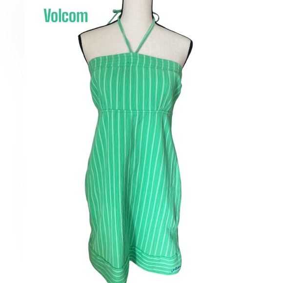 Volcom strapless, summer dress with pockets size large - Picture 2 of 9